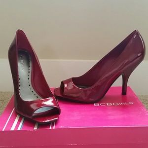 BCBG Peep Toe Heels