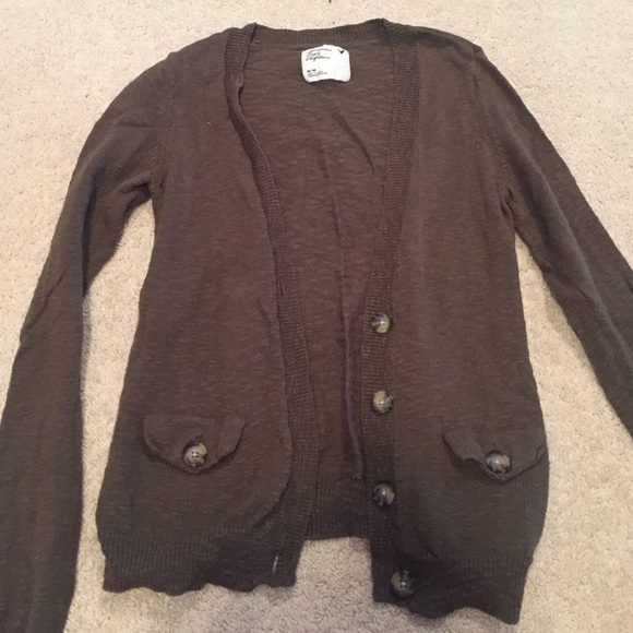 olive green sweater