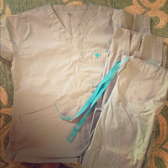 MedCouture scrub pants and top