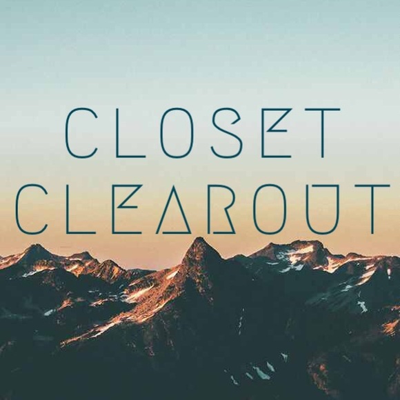 🎉CLOSET CLEAR OUT! 🎉Read Below!⤵️