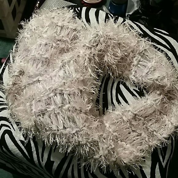 Fuzzy warm cozy scarf