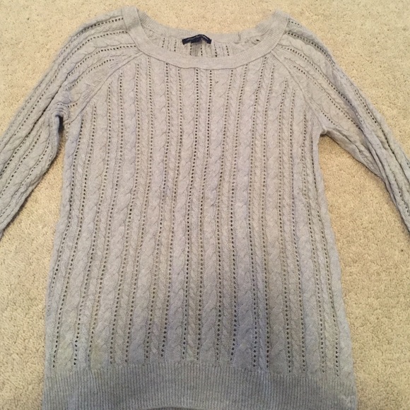 gray sweater