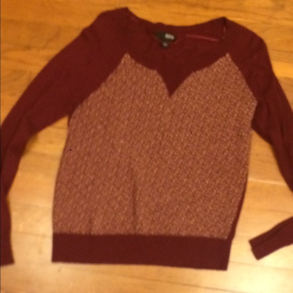 Red sweater with glittery heart