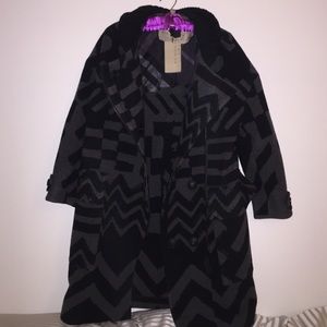Burberry Brit Elmsway Geometric Pattern Coat