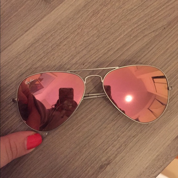 Rose colored ray bans!