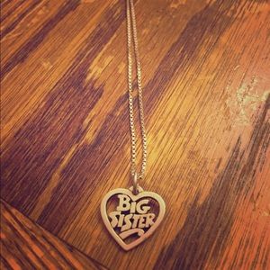 James Avery "Big Sister" charm necklace
