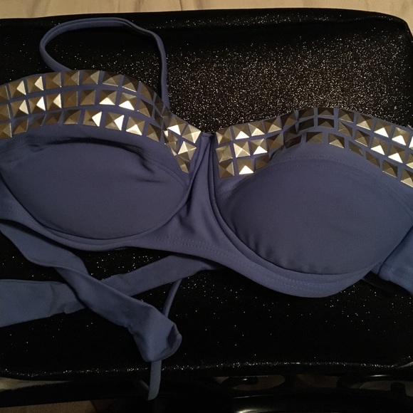Target Xhileration bikini top with metallic top