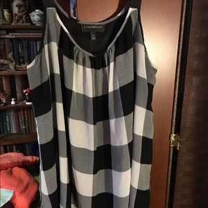 Plaid tank blouse