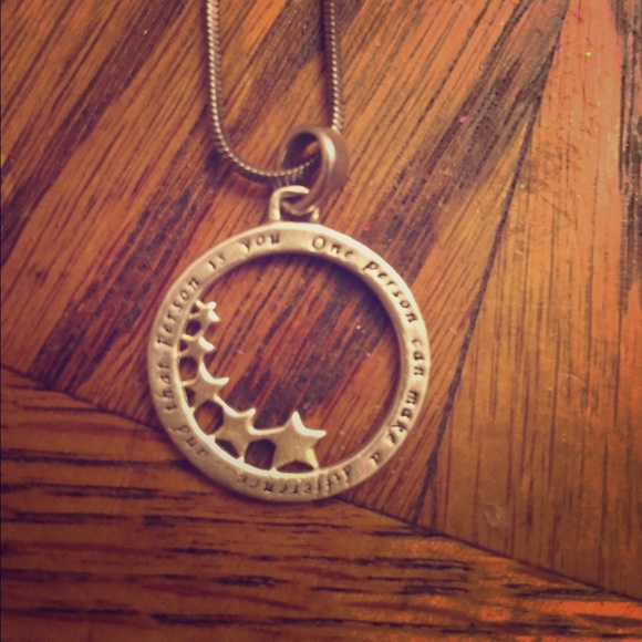 "One person can make a difference" necklace