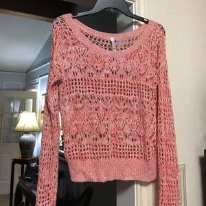 Pretty knit cropped type sweater