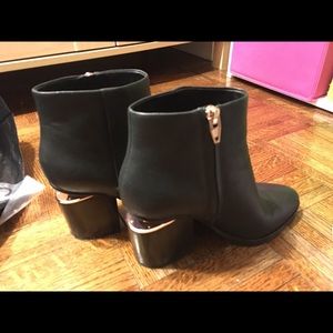 Alexander Wang new boots, rose gold.