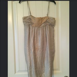 BCBG champagne dress