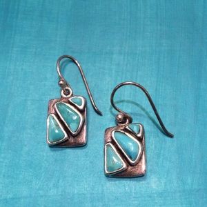 Sterling silver turquoise earrings