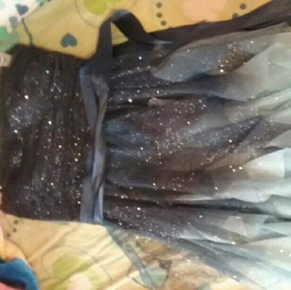 "Pixie" glittery dress. Fades colors