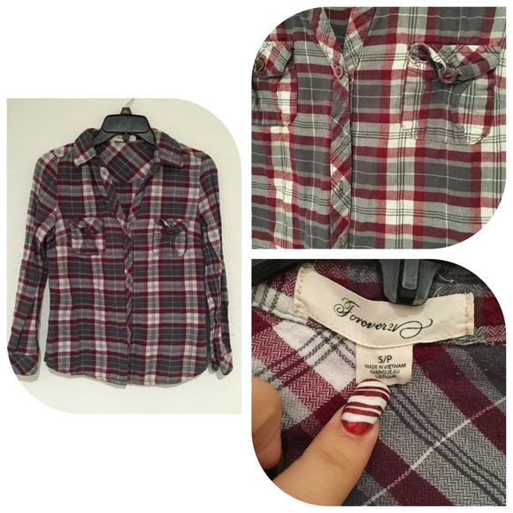 RED N GREY FLANNEL