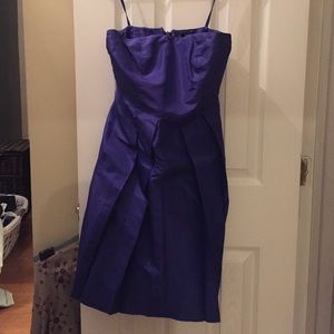 Jcrew Silk Taffeta Strapless Dress