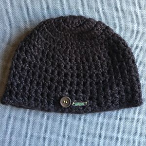 ROXY, brown beanie
