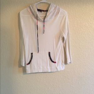 Cream and flowered sweater