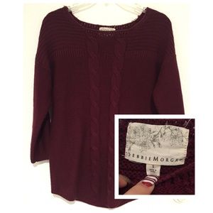 MAROON SWEATER