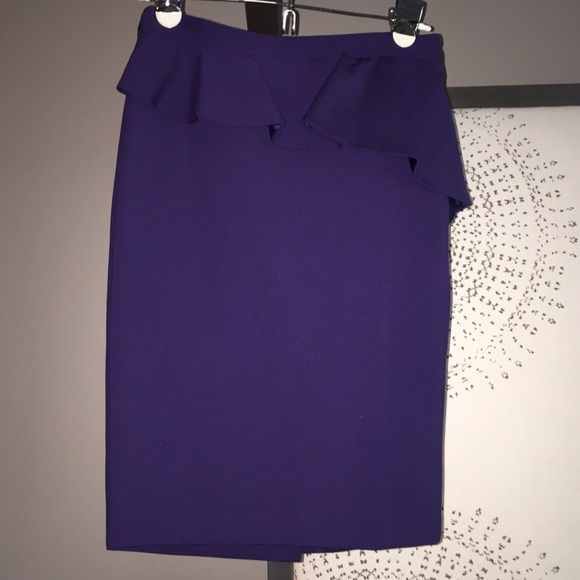 Purple Armani Exchange (AX) Petite 0 skirt.