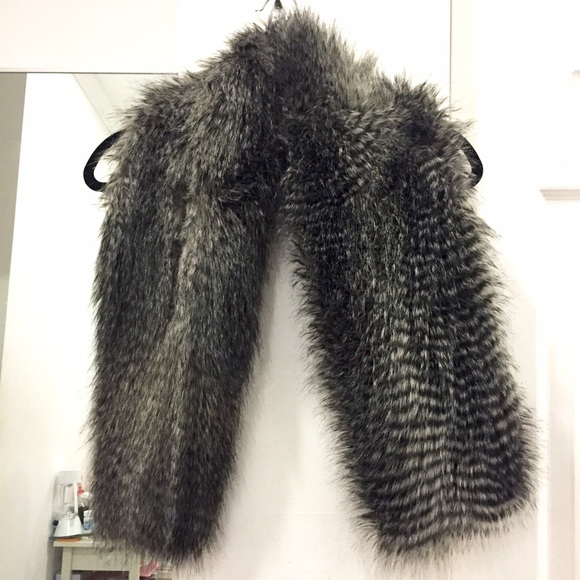 Club Monaco Faux Fur Scarf