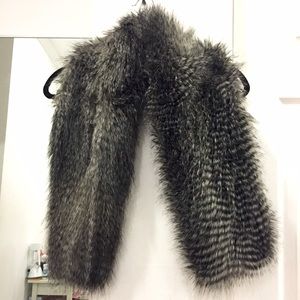 Club Monaco Faux Fur Scarf