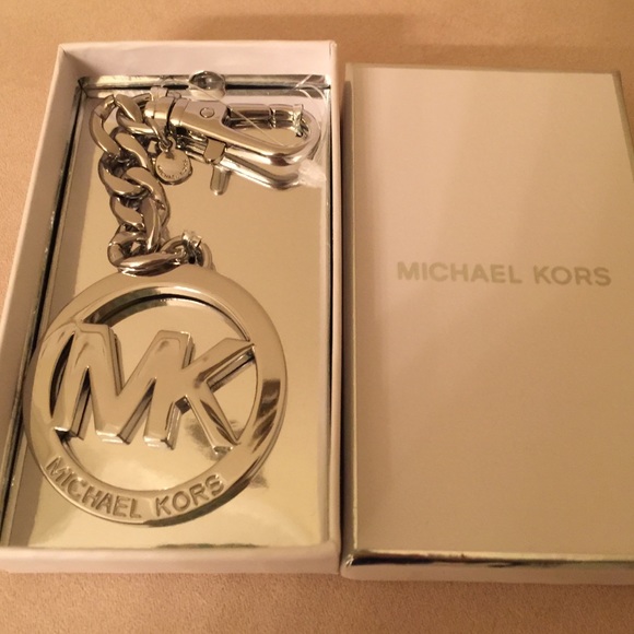 Michael Kors Silver key chain