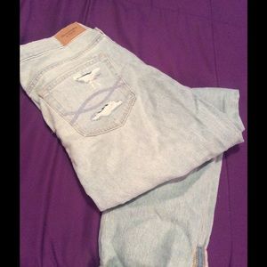 Abercrombie Boyfriend Jeans (with rips) size2