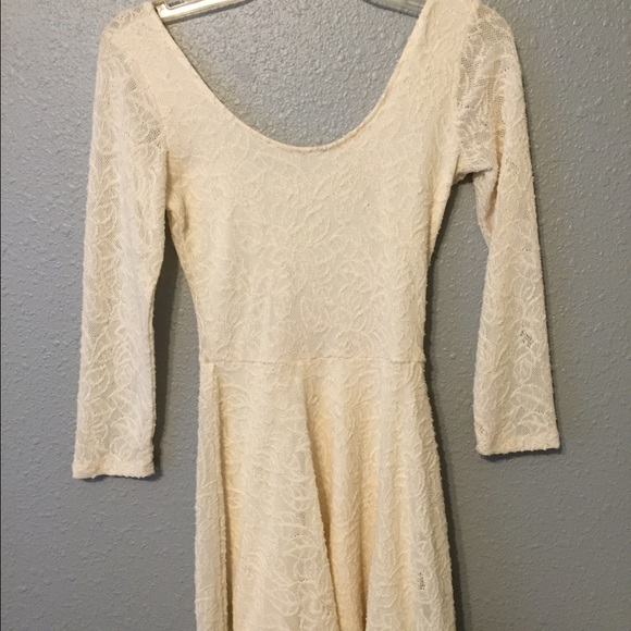 Lace Cream Abercrombie dress