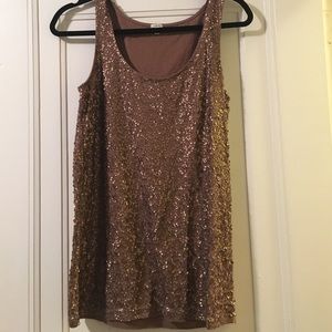 Jcrew sparkle tank