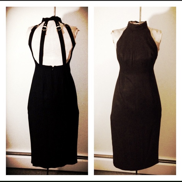 VTG Geary Roark Kamisato Buckle Choker Maxi Dress