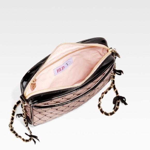 Authentic Valentino Red lace Crossbody - Picture 2 of 4