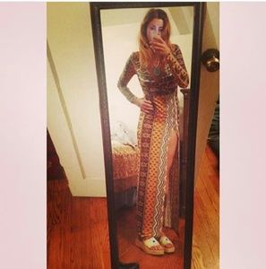 Maxi long sleeve dress