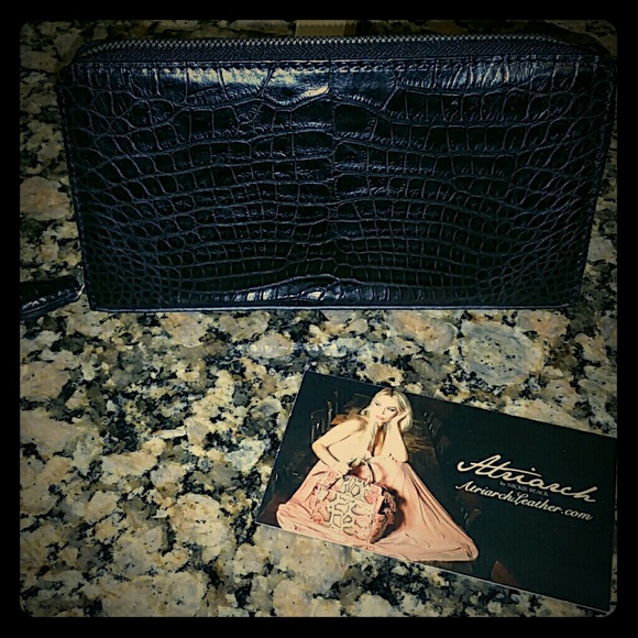 Genuine Alligator Belly wallet by Atriarch Leather - Picture 1 of 2