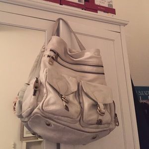 Marc Jacobs White Leather Shoulder Bag