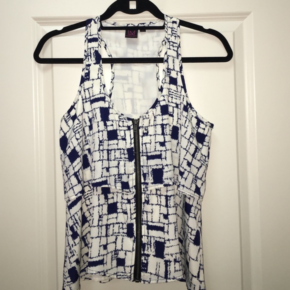 Material Girl Tiered Crop Top w/ Front Zip