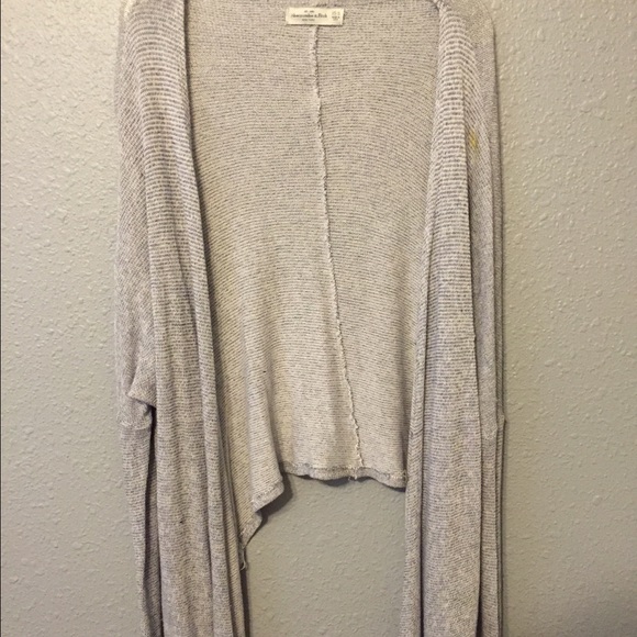Grey high to low Hollister cardigan