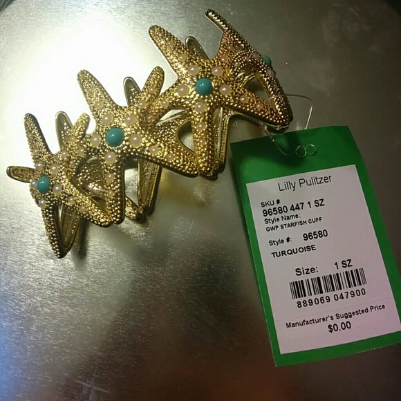 GWP Turquoise Starfish Cuff