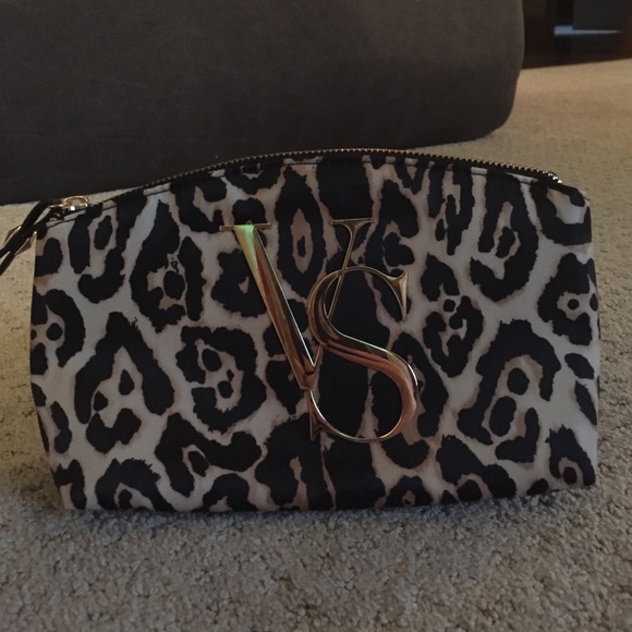 Victoria Secret Cheetah Makeup Bag