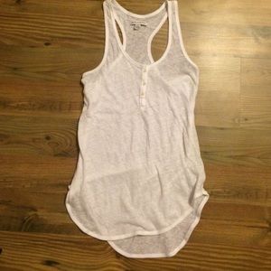 American eagle white racerback tank