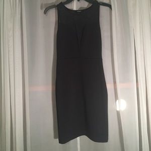Black bodycon dress