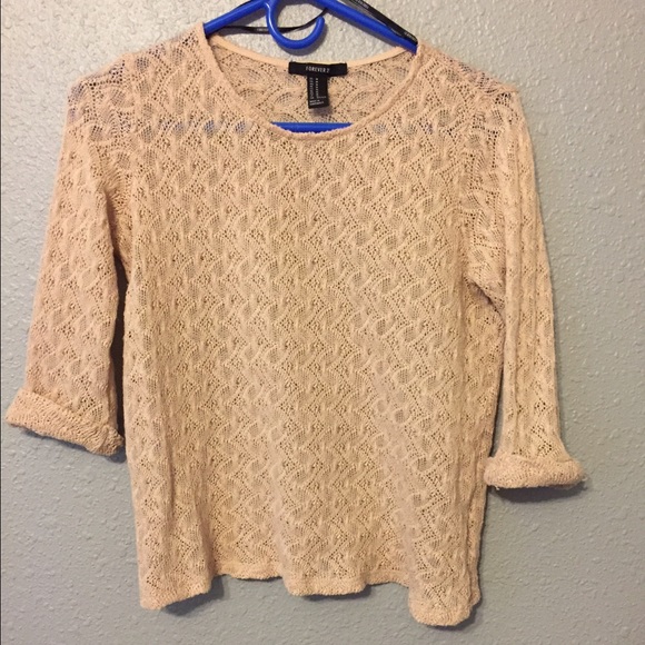 Light brown woven top. PACSUN