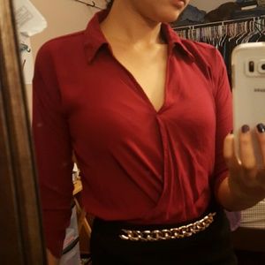 Long sleeve business woman's shirt