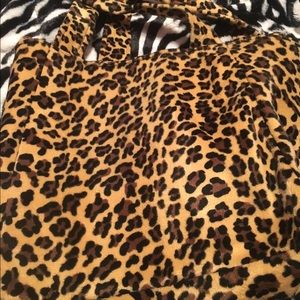 cheetah print bag.