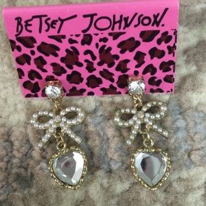 New Betsey Johnson earrings