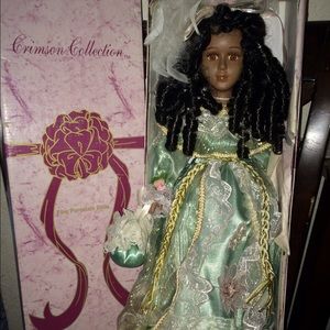 The Crimson Collection Porcelain Doll