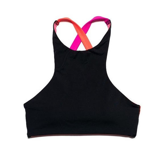 PINK Victoria's Secret Other - High-Neck Crop Swim Top NWOT