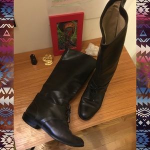 Vintage Tall Leather Boots