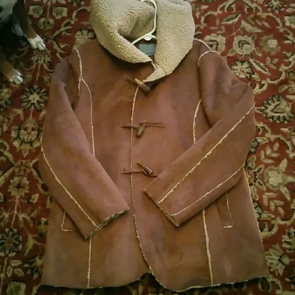 Brown Suade jacket.
