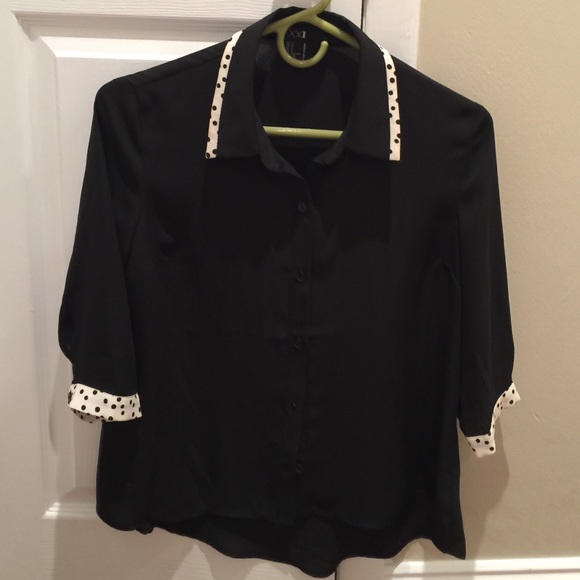 Chiffon button down blouse